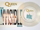 NM/NM Queen The Invisible Man Ltd Edition Clear vinyl 7