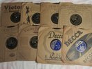 Seven PAUL WHITEMAN 78's -- EVERYBODY STEP, Blue Danube Blues, LAZY, Moon Love