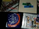 Beatles Collection 8 vinyl records, VHS box set, CD box set, calender, cards.