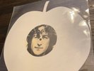 The Beatles White Apple Shaped Vinyl John Lennon Interview 80 LP Record England