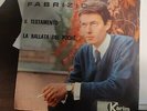 Fabrizio De André Il Testamento / La Ballata Del Michè 45 Giri 1963 Karim VG+