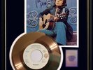VAN MORRISON MOONDANCE 45 RPM GOLD RECORD W-PRINTED SIGNED AUTOGRAPHED RARE