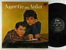 Annette Funicello - Annette Sings Anka LP - Buena Vista Autograph