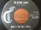 DINO & THE DELL TONES Mi Ultima Carta COBRA Latin Rock 45 RARE PROMO