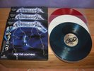 Metallica - Ride the Lightning - Japan OBI Colored Vinyl  - 3 LP RED WHITE BLUE