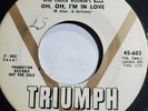 LITTLE MARIE ALLEN - OH OH I'M IN LOVE/ Humdinger, Triumph -PROMO VG+ F101