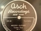 WOODY GUTHRIE COOLEE DAM TALKING SAILOR ASCH 78 RPM