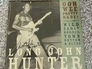 blues legend LONG JOHN HUNTER autograph signed lp Vinyl Ooh Wee Pretty baby