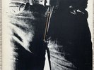 THE ROLLING STONES STICKY FINGER LP ANDY WARHOL COVER ZIPPER ORIGINAL VG+