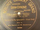 BERLINER CONCERT GRAND GRAM-O-PHONE SPENCER MACDONOUGH LORD SHEPHERD BLACK WAX 5