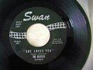 The Beatles Second Rarest Swan Issue- She Loves You S-4152-S Tall Thin Font  ARP