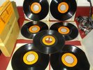 7 Rare 1964 Seeburg 1000 Orange Label  Library Records 16 2/3 RPM