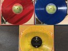 THE BEATLES BLUE AND RED VINYLS PLUS MAGICAL MYSTERY TOUR YELLOW VINYL BUNDLE