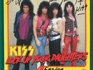 Kiss Lock Up Your Daughters Album Vinyl LP RED Signed /autograph Vinnie Vincent