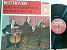 PHILIPS 6999 015 BEETHOVEN CELLO SONATAS ROSTROPOVICH RICHTER 2LP ITALY NM