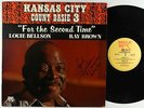 Count Basie/ Kansas City 3 - For The Second Time LP - Pablo VG+ Autograph