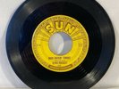Elvis Presley 45rpm   Sun 210  I Don't Care & Good Rockin' Tonight   Pushmarks