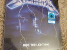 METALLICA Ride The Lightning LP  (ELECTRIC BLUE VINYL) Record Sealed