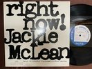 JACKIE McLEAN RIGHT NOW BLUE NOTE BST 84215 STEREO JAPAN Vinyl LP