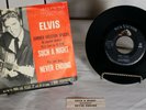 ELVIS PRESLEY - NEVER ENDING 45 RECORD PICTURE SLEEVE 47-8400 JUKE BOX STRIP