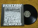 DESTROY NECROPOLIS 1995 POSTER SLEEVE VINYL LP PUNK GRINDCORE CRUST ROCK