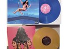 Cardi B SIGNED Wap Limited Gold Vinyl & Blue Cardi B Up Vinyl- Bundle Of 2