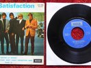 ROLLING STONES EP VINYL SATISFACTION + 3 LETTRAGE BLEU FRANCE ORIGINAL 457.086