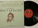 Schubert Trout Quintet Festival Quartet LP EX+ 1962 1s/1s RCA Victor LSC-2147