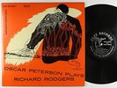 Oscar Peterson - Plays Richard Rodgers LP - Clef David Stone Martin Mono DG