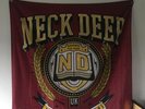 Neck Deep Wishful Thinkers Pop Punk Merch Wall Flag Rare