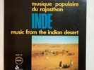 MUSIQUE POPULAIRE DU RAJASTHAN   OCORA LP   IMPORT   INDIAN DESERT MUSIC