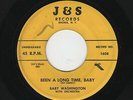 '57 R&B Gal Shouter/DooWop BABY WASHINGTON Been a Long Time, Baby/Ah-Ha HEAR
