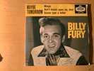 Billy Fury Maybe Tomorrow Original UK Decca EP PS Rockabilly Rock n Roll 6T Rare
