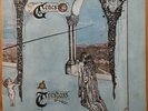 Genesis. Trespass. Textured Sleeve. LP CAS 1020. Charisma pink scroll label.