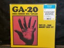 GA-20 Does Hound Dog Taylor Limited Colemine Clear Red/Yellow Swirl Vinyl LP NEW