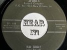 Obscure 50s NOLA LA Hillbilly 45 FRED ARMAND Blue Sunday / You're SPARTA hear