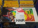 Hair Original Soundtrack Vinyl Records 1967 + 1979 + Vintage Play Bill & Book