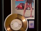 ZZ TOP LEGS 45 RPM GOLD METALIZED RECORD RARE  NON RIAA AWARD