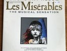 LES MISERABLES Broadway Soundtrack Dbl LP EX Vinyl Colm Wilkinson 1987 W/ Insert