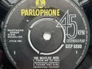 VERY RARE Beatles Hits EP NO REC 1st Pub on label Matrix 1N IN Parlophone Rim