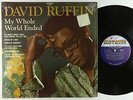 David Ruffin - My Whole World Ended LP - Motown VG+ Shrink
