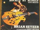 ROCKABILLY - BRIAN SETZER - ROCKIN' BY MYSELF - VERY RARE  PINK Vinyl LP