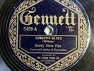 GUITAR BLUES: DADDY STOVEPIPE - ’SUNDOWN BLUES/ STOVE PIPE BLUES’ GENNETT 78
