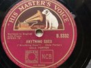 LEGENDARY COMPOSER COLE PORTER SINGS ‘ANYTHING GOES/ YOU’RE THE TOP’ 1934 HMV 78