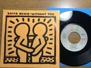 DAVID BOWIE 45 Without You / Criminal World 1983 KEITH HARING ART SLEEVE Vinyl