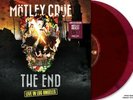 Motley Crue The End Live In Los Angeles 2 LP Vinyl Limited Edition Merlot Color