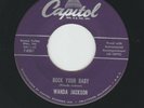 ROCKABILLY  bw/ TEEN - WANDA JACKSON - ROCK YOUR BABY -  HEAR - 1958 CAPITOL