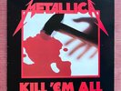 METALLICA . kill 'em all LP UK 80s NO BARCODE Slayer Megadeth Anthrax Metal Punk