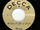 TREBLE CHORDS Doo Wop ACETATE 45rpm Little Louie b/w Without Your Love HEAR