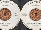 Elvis Presley - 4 PROMO 45s That's All Right, Heartbreak Hotel, Good Rockin' VG+